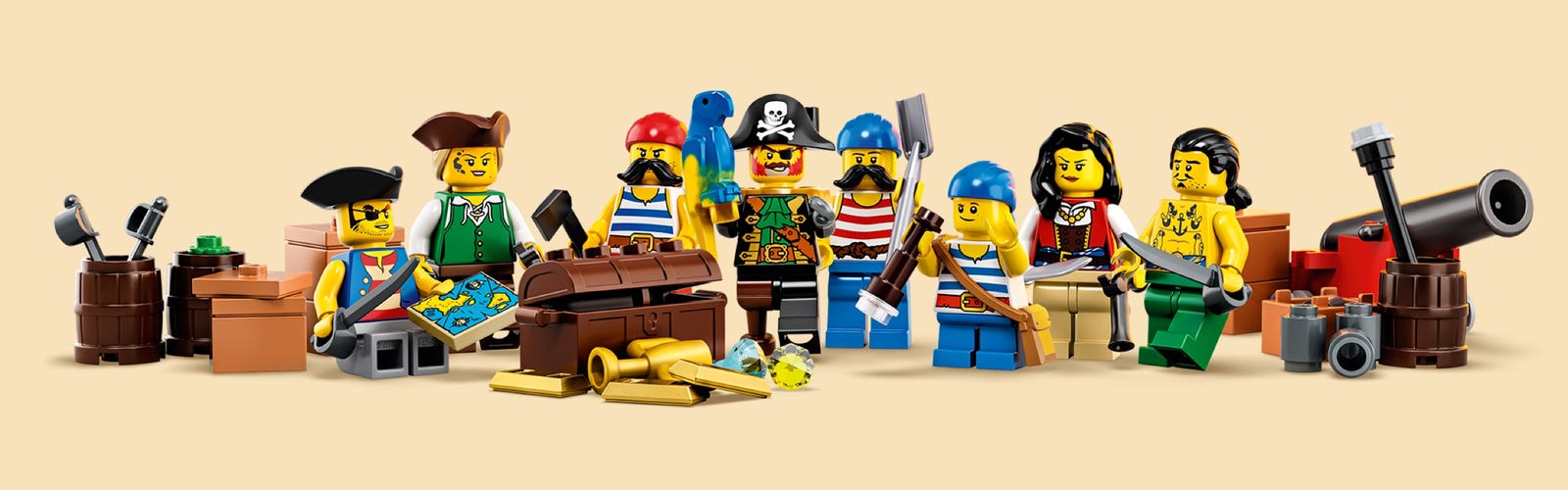 Cristian Boiardi - The pirates of Barracuda Bay - Lego tribute